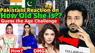 React on Guess the Age Challenge Indian Actress | Reaction Vlogger