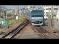 相鉄11000系11005編成快速横浜行発車　海老名駅