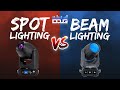 Spot Lights VS Beam Lights - Similarities, Differences, & Best Application for Moving Head Lights