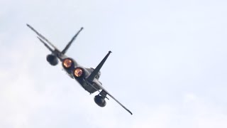 やっぱスゴイ！F15戦闘機 機動飛行 2022岐阜基地航空祭