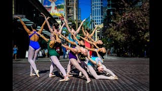 Ten Ballerinas in a Chaotic 10 Minute Photo Challenge at Seattle's Pike Place Market