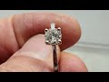 classic diamond platinum engagement ring