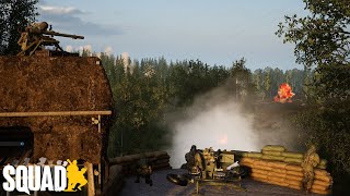 MILITIA SUPER FOB?! HUGE Base Fights Off Canadian Mechanized Units | Squad Eye in the Sky Gameplay