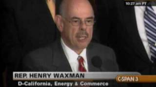 Health Care Reform Discussion Draft: Henry Waxman's Opening Statement