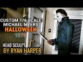 RYAN HARPER'S NEW CUSTOM 1/6 SCALE HALLOWEEN 1978 MICHAEL MYERS HEAD SCULPT.