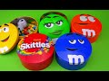 candy asmr experience unboxing skittles u0026 m u0026m’s in beautiful rainbow tins with relaxing sounds