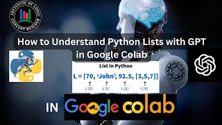 Python Lists for beginners with Chat GPT in Google colab