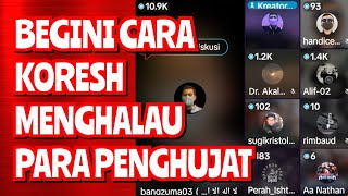 LIVE: KORESH lagi bersih-bersih para Oten penghujat, kabur semua || Debat Lintas Agama