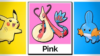 Do You ACTUALLY Know Official Pokemon Colors