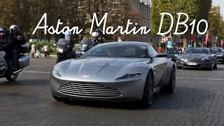 James Bond in Paris with his new Aston Martin DB10 - 007 Spectre