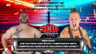 SCW OH - Ric Caurdiea on Southern Title defense Vs. Chase Bennett