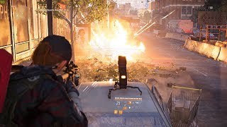 #30【The Division 2】弾数10発グレポンタレットと防御捨てたスキル重視タレント大盛装備で難易度チャレンジのポトマックイベントセンター　PC版