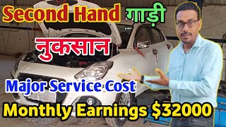 Uber Cab Driver Monthly Earnings ₹32000 Cab Major Service Cost