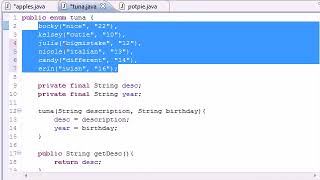 Java Programming Tutorial 45 EnumSet range
