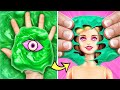 Zombie Doll Makeover 🧟‍♀️ *Scary Barbie Transformation with Fun Gadgets for Haloween*