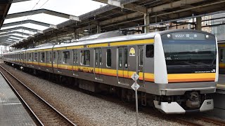 【団体臨時列車】南武線E233系8500番台横ナハN36編成　武蔵中原駅発車