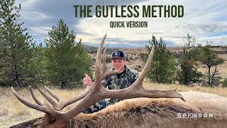 THE GUTLESS METHOD - HOW TO QUICK VERSION #hunting