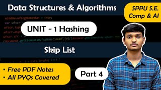 DSA | Unit 1 | Part 4 | Skip List | SPPU S.E. Comp & A.I.