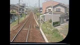 三岐鉄道101系前面展望