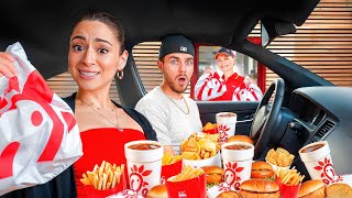 Letting Fast Food Employees DECIDE What We Eat for 24 HOURS!