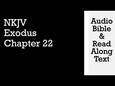 Exodus 22 Nkjv Audio Bible Text Youtube