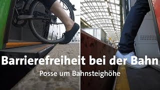 Vorsicht an der Bahnsteigkante: Eine Posse aus dem Osten