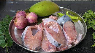 పచ్చి మామడికాయ చేపల కూర I Raw Mango Fish Curry (Pachimamidikaya Chepala kura) #viralvideo