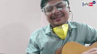 Dr. Anirban Dutta sings in Nachiketa's tune while protesting against his famous song 'O Daktar'