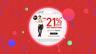 Forever 21 Promo Code, Coupon Code 65% OFF Updated & Verified 100%