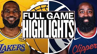 Los Angeles Lakers VS Los Angeles Clippers FULL GAME Highlights  NBA Season 2024-25