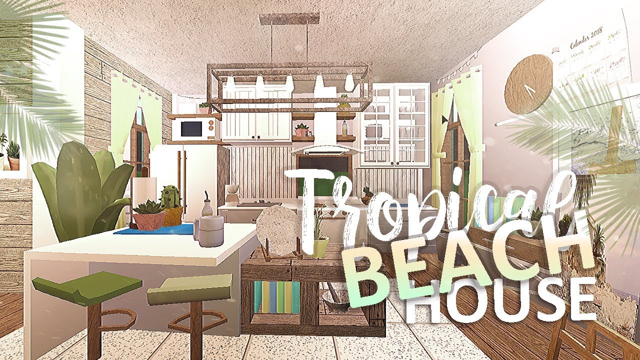 Tropical Beach House | BLOXBURG - YouTube