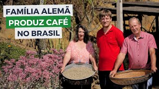 Família de origem alemã vive na roça produzindo café no Brasil - Santa Maria de Jetibá/ES