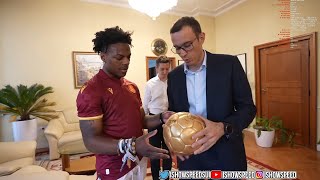 iShowSpeed Get Signed Soccer Ball From The Mayor Of Bulgaria