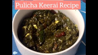 Pulicha Keerai Recipe