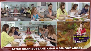 Chef Zarine Khan's Red Masala Chops & Aloo Bharta Recipe With Zayed Khan,Sussane Khan & Simone Arora