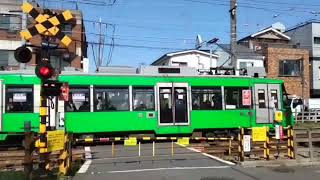 今日の踏切　東急世田谷線　宮の坂２号踏切