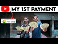 my 1st payment from youtube🤑 | first payment from youtube | youtube income