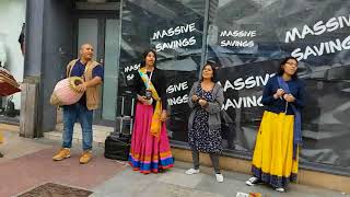 Chanting Hare Krishna in Sunderland (by Ananda Vrindavan Dasi)