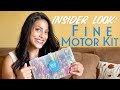 INSIDER LOOK: FINE MOTOR KIT | Toys | Pediatric Occupational Therapy | Improve Hand Strength & Grasp