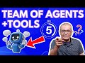Build a Team of Agents Plus 3 Tools for AI Chatbots in 10 Minutes!