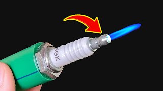 How to make a simple welding machine from SPARK PLUG at home | Creation Tips