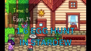 Stardew Valley: 14 Eggs in New Egg Hunt Map 1.6