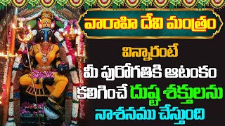 శక్తివంతమైన మంత్రం | Special Songs | Varahi Devi | Varahi Devi Mantra in Telugu Telugu Bhakti Songs