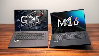 ASUS Zephyrus G15 vs ASUS M16 Review - AMD or Intel?