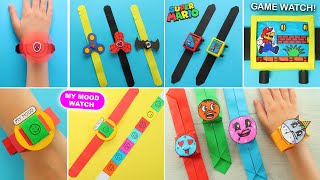 4 BEST IDEAS FOR ORIGAMI PAPER WATCH. EASY PAPER CRAFT IDEAS  School Craft Idea. DIY Origami Craft