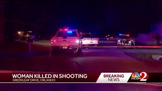 Woman shot and killed on Greenleaf Drive in Orlando