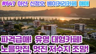 (매물#647) [파격급매] 아산 신정호 유명베이커리 카페매매, 아산핫플레이스 대형카페, 아트밸리 오픈시 미래가치상승업! 이 멋진카페에 새로운 주인을 찾습니다!!