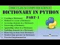 Dictionary in Python (Part 1) | Comprehensive Guide to Dictionaries in Python | CBSE Class 11 CS