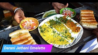 Heavy Butter Loaded Deraani Jethani Egg Dish | Veer Omelette Center , Surat  | Indian Street Food |