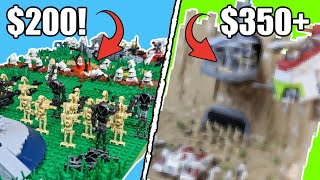 I Built Two Classic LEGO Star Wars Clone Battles At Two Different Price Points $200 And $350!